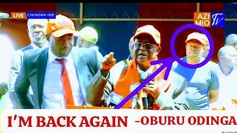 OBURU ODINGA REVEALS 2027 ODM PLAN‼️Listen To Health Oburu Odinga Speech Today About ODM By-election