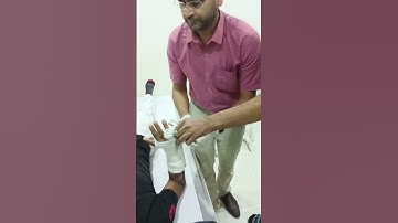 How to apply Ulnar Gutter Slab | Position of Safe Immobilisation | Finger Fracture | Intrinsic Plus