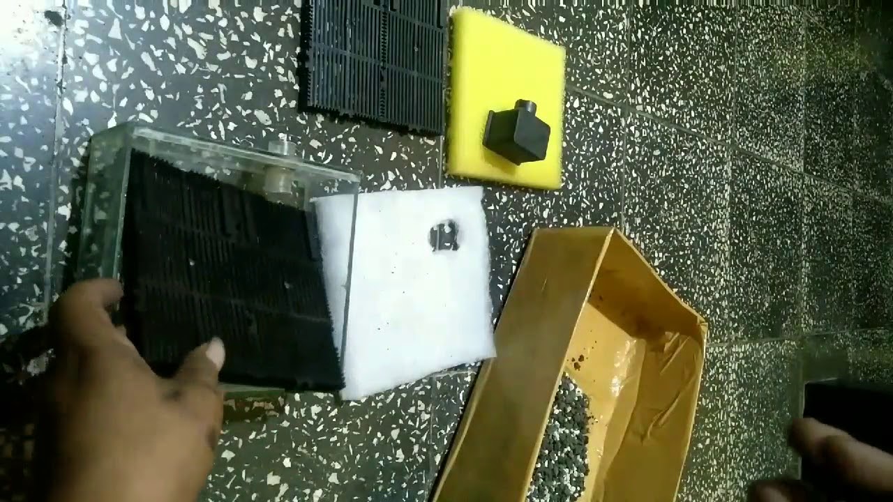 Cara mengganti kapas filter tanpa kuras.. (ukuran sedang) - YouTube