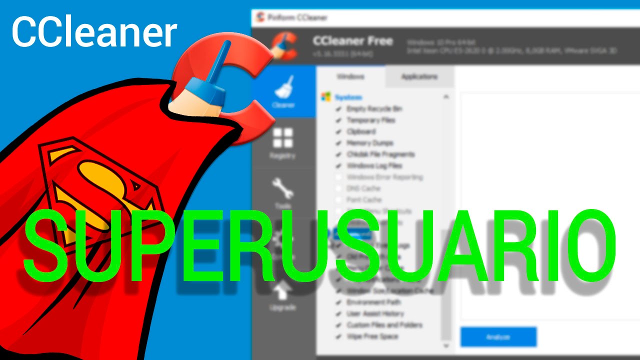 Cómo usar CCleaner en modo experto - YouTube
