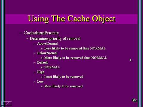 68 Using Cache Object
