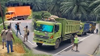 Download Lagu Detik Detik Truck Netral Kencang Terjun Bebas Di Bukit Kodok,  Insident Truck Tarik Tiga Luar Biasa MP3