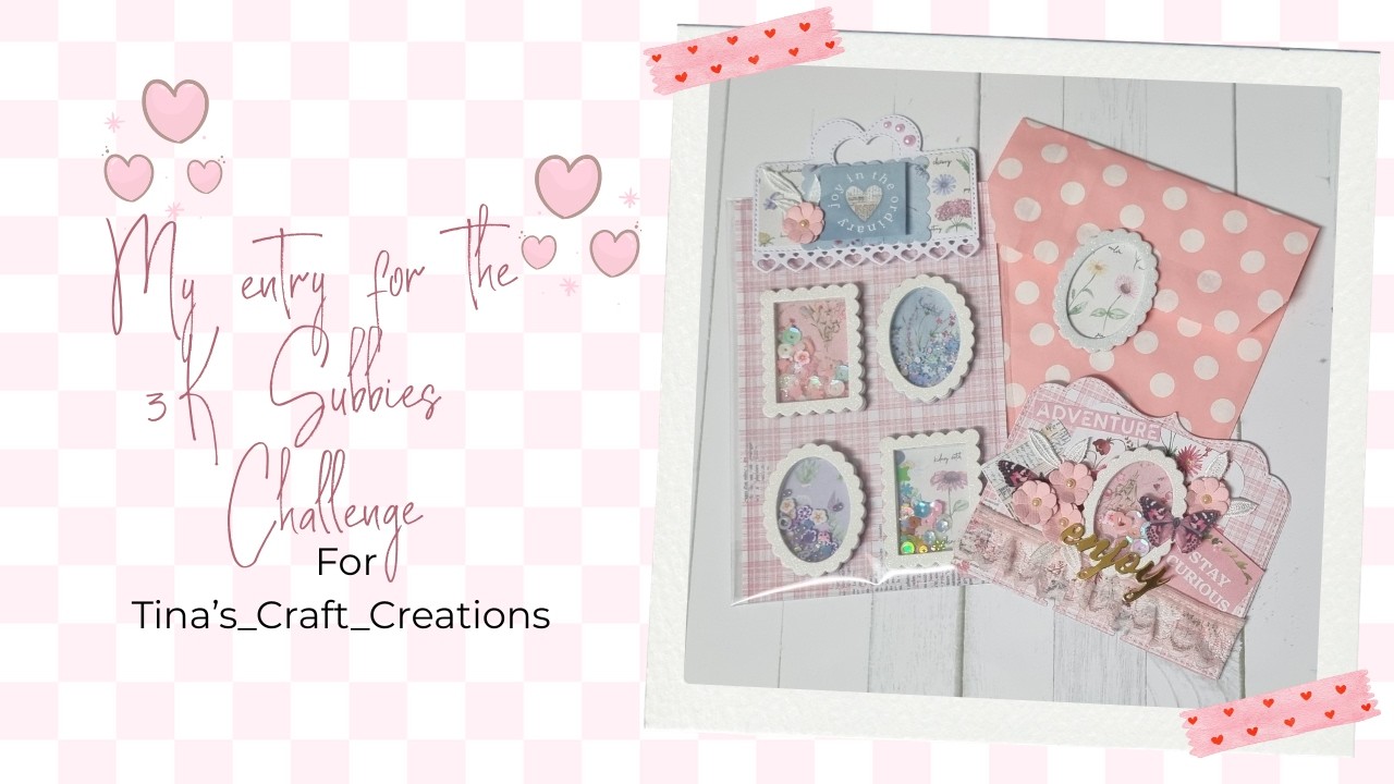 My entry into Tina's 3k subbies challenge + a Tutorial @tinas_craft_creations