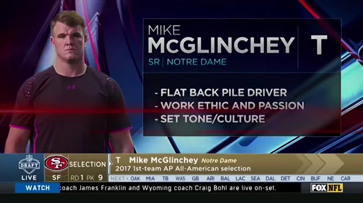 49ers select Mike McGlinchey