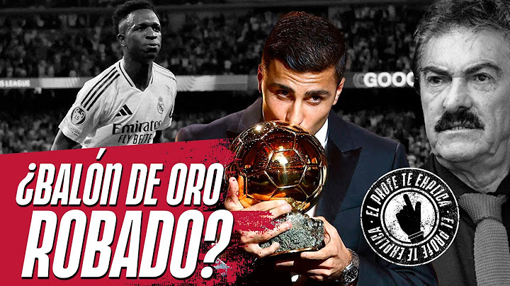 Rodri ganador del Balón de Oro ¿se lo robaron a Vinicius? Ricardo La Volpe explica