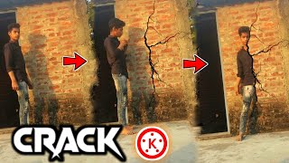 wall crack vfx video editing | KineMaster video editing tutorial