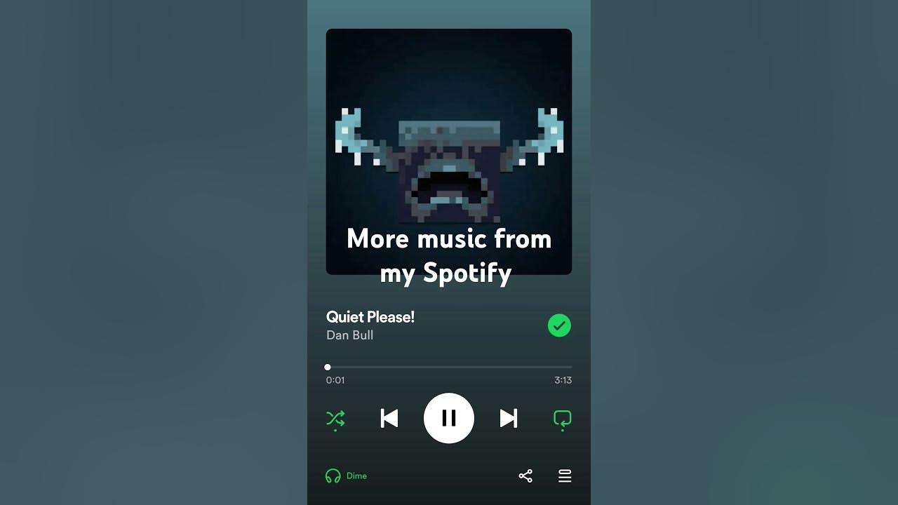 #minecraft #music Quiet Please!Dan Bull