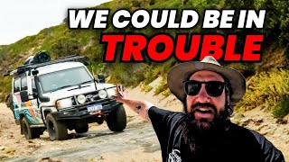 WE MADE A MISTAKE | Unexpected 4x4 sand dune track, offgrid beach camp