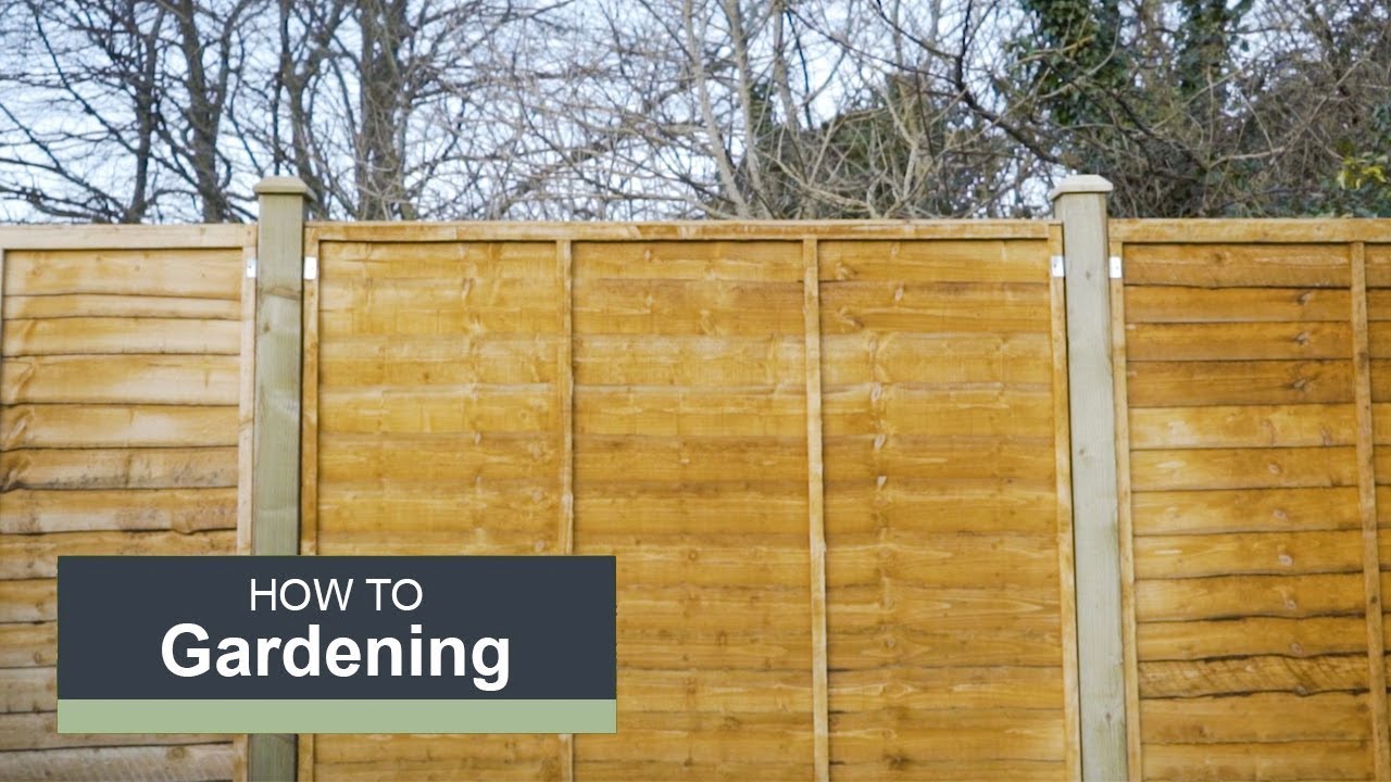 How To Install A Fence Wickes Co Uk