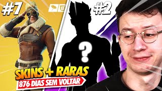 TOP 10 SKINS MAIS RARAS DA LOJA - FORTNITE [2021]