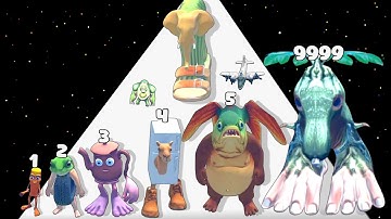 BRAINROT EVOLUTION RUN 3D - Max Level Satisfying Gameplay Android, iOS (Italian Memes)