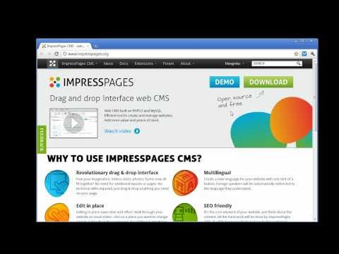 ImpressPages CMS developer tutorials 01 - how to install