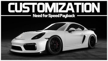 Need for Speed Payback - Preview Customization - Porsche Cayman GT4