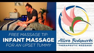 Baby massage for upset tummy