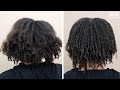 Juicy 💦 WASH AND GO on Coily, Medium Porosity Natural Hair! Defined & Moisturized