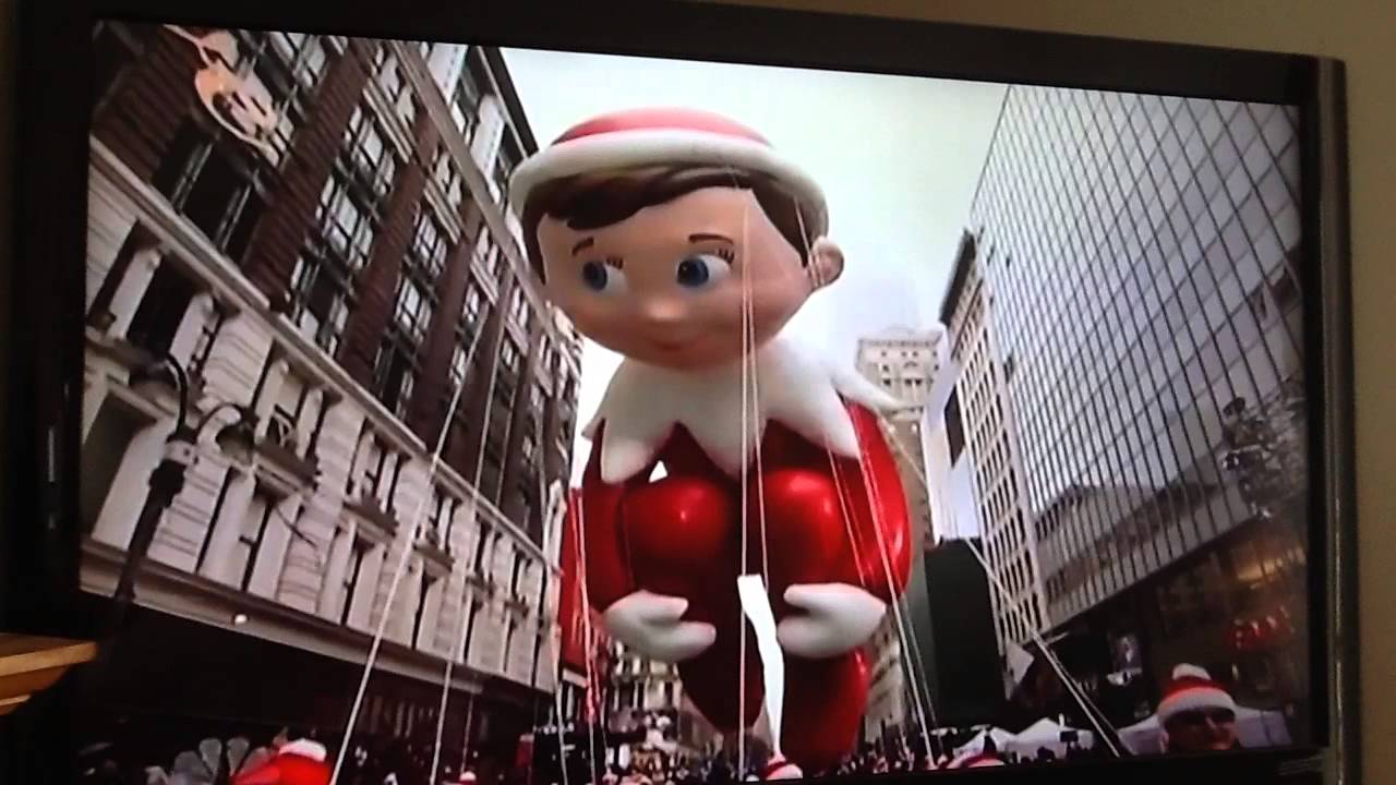 Elf on the Shelf Float 88th Macy's Thanksgiving Day Parade 2014 - YouTube