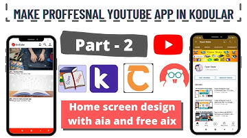 Make YouTube App in Kodular part-2 || Casagbic, Thumkable, Appybuilder || Gyan State || DVNigam