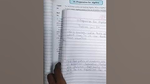 Standard 5 maths chapter 16 problem set 54 preparation for algebra explanation in hindi