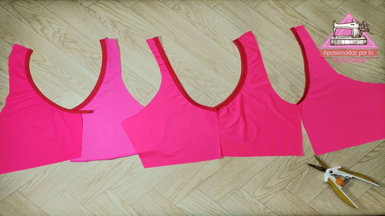 5 MANERAS DIFERENTES DE PEGAR SESGOS PARA VESTIDOS DE BAÑO Y ROPA DEPORTIVA /clase #45