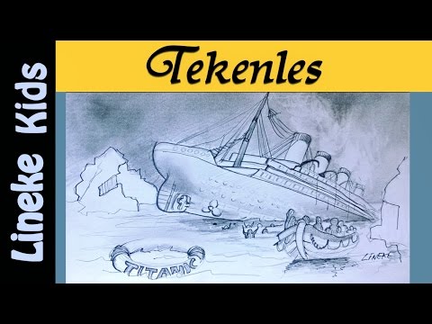 Hoe teken je de Titanic / Tekenles / #8