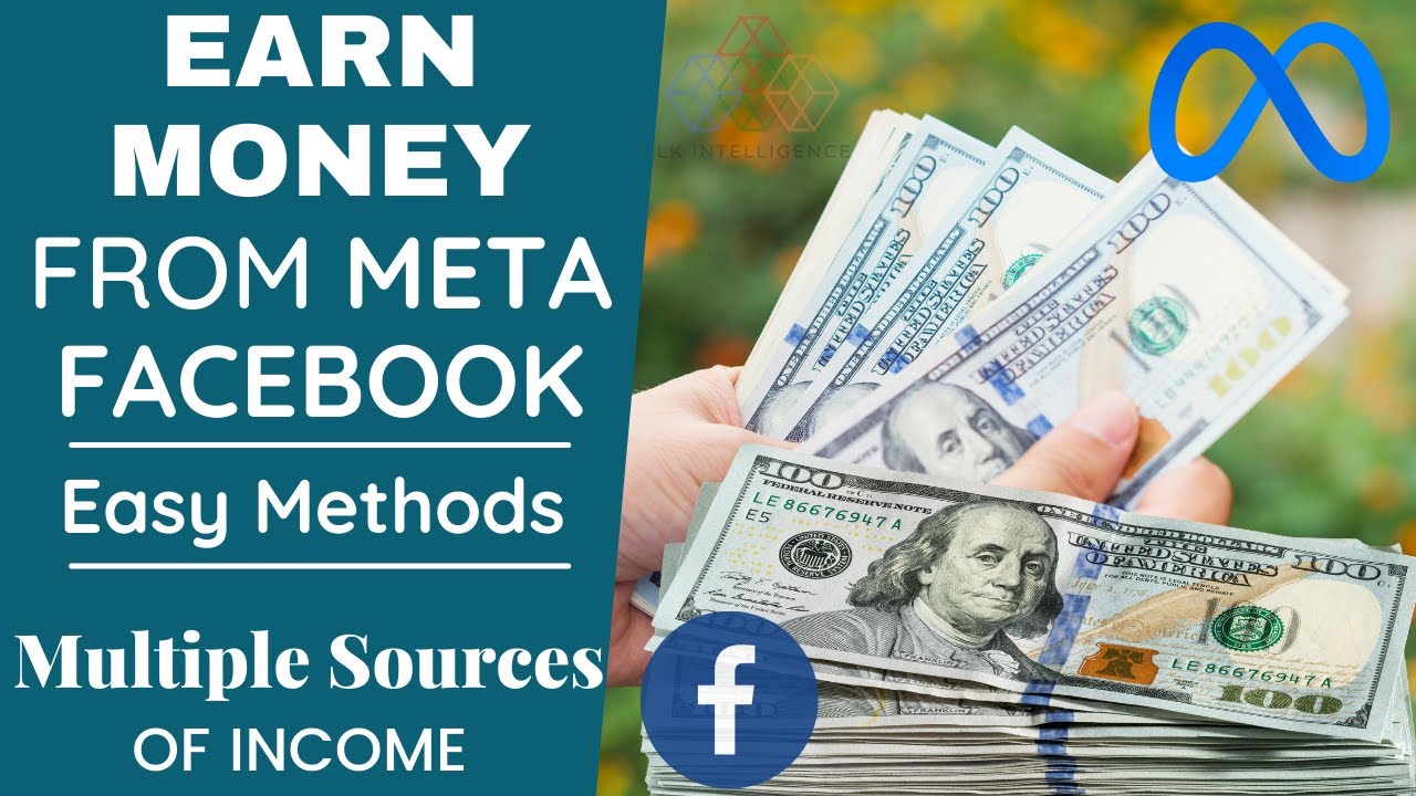 How to earn money from Facebook (Meta). Know 11 sources of income. Earn ...