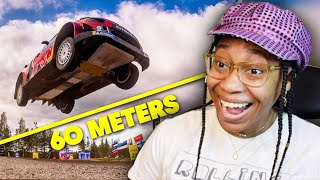 AMERICAN REACTS TO RALLY CARS FOR THE FIRST TIME! 🤯 (FLAT OUTS & BIG JUMPS!)