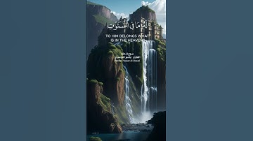 تَنزِيلٗا مِّمَّنۡ خَلَقَ ٱلۡأَرۡضَ وَٱلسَّمَٰوَٰتِ ٱلۡعُلَى (4)  (5)  (6)(سورة  طه )