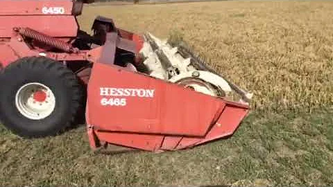 BigIron Online Auctions, Hesston 6450 Self Propelled Windrower, December 20, 2017