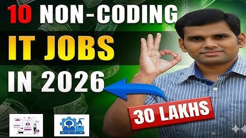 10 Non-Coding IT Jobs in 2026 |No Coding Needed | Best Career Options for Freshers & Experienced
