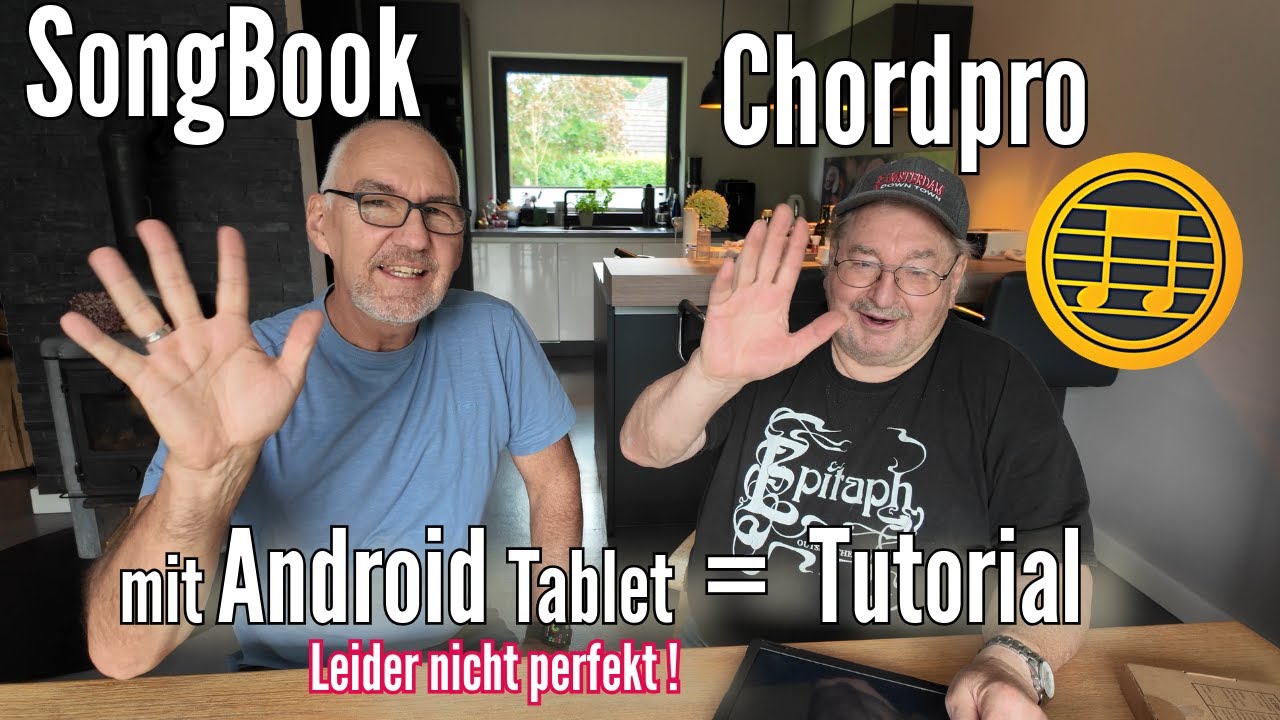 SongBook Chordpro mit Android Tablet Songs importieren bearbeiten erkunden Tutorial Michael Studt