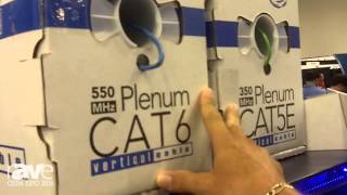CEDIA 2015: Vertical Cable Introduces Made-in-the-USA 550Hz, Plenum Rated Cat5e and Cat6 Cable