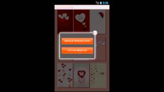 Felicitaciones de amor (Crear postales en Android) screenshot 1