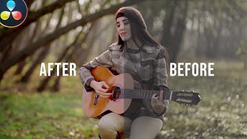 Davinci Resolve Color Grading Tutorial | Cinematic Warm Color Grading | HLG3 Color Grading Tutorial