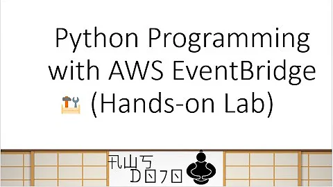 AWS Tutorials - Python Programming with Amazon EventBridge