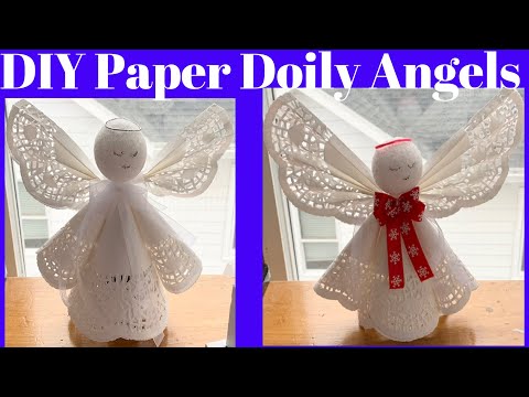 فيديو: كيف تصنع ملاك عيد الميلاد من الورق