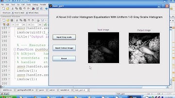 MATLAB- A Novel 3-D Color Histogram Equalization Method With Uniform 1-D Gray Scale Histogram