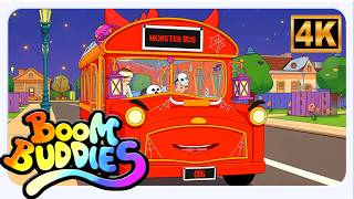 wheels spooky bus halloween song kids boom buddies