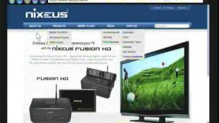 Nixeus Fusion HD Media Player : Built-in Web Browser Google Feature