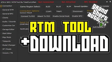 [GTA5/CFW/PS3] TotalCurryMan GTA 5 RTM Tool SHOWCASE+Link!