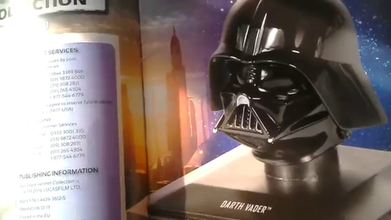STAR WARS HELMET COLLECTION 1 DeAGOSTINI VADER YouTube