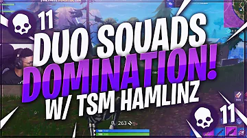 TSM Myth - Duo Squads DOMINATION with TSM Hamlinz! | (Fortnite BR Full Match)