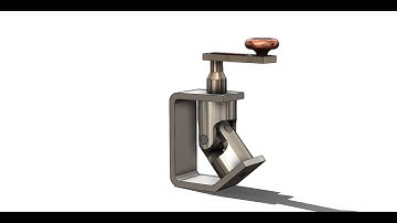 Animation Video of Universal Cardan Joint in SolidWorks
