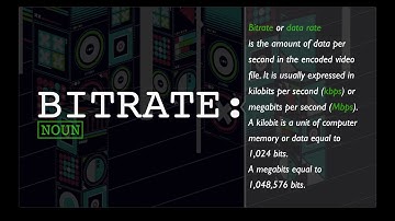 What is the bitrate?