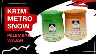 Krim Metro snow pelembab alami lembut tidak lengket