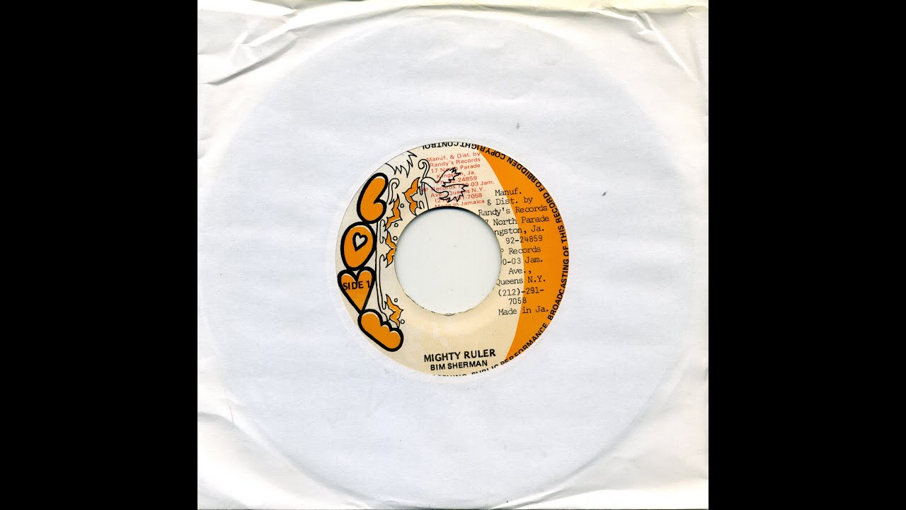 洋楽 Bim Sherman Mighty Ruler Jah Man Bim Sherman & the Revolutionaries - Mighty Ruler / Jah Man