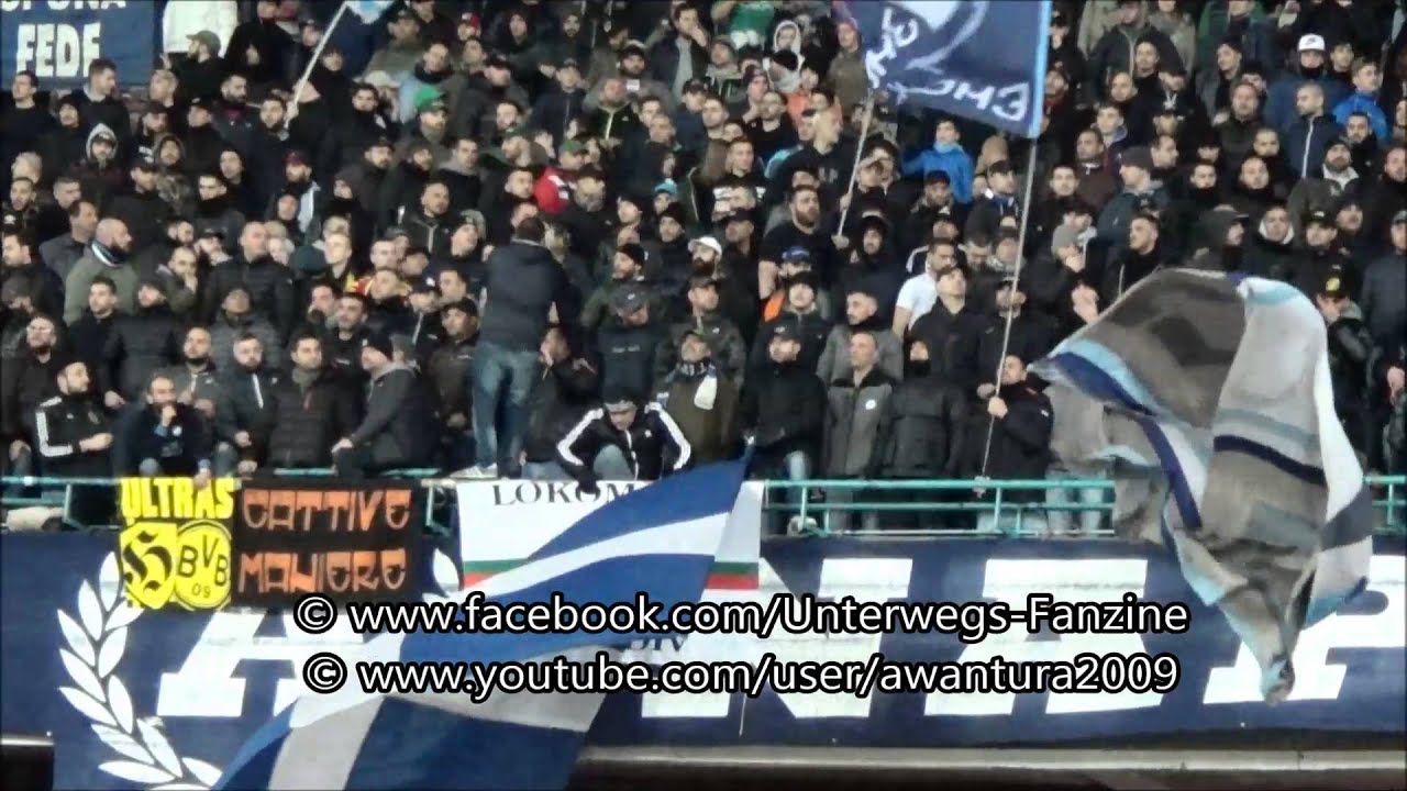 SSC Napoli-Legia Warszawa 2015/16 (Napoli Ultras Curva A,Curva B, Legia Sektor doping)
