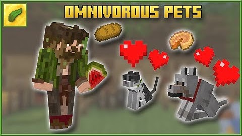Tame animals with any food in Minecraft! (Datapack showcase)
