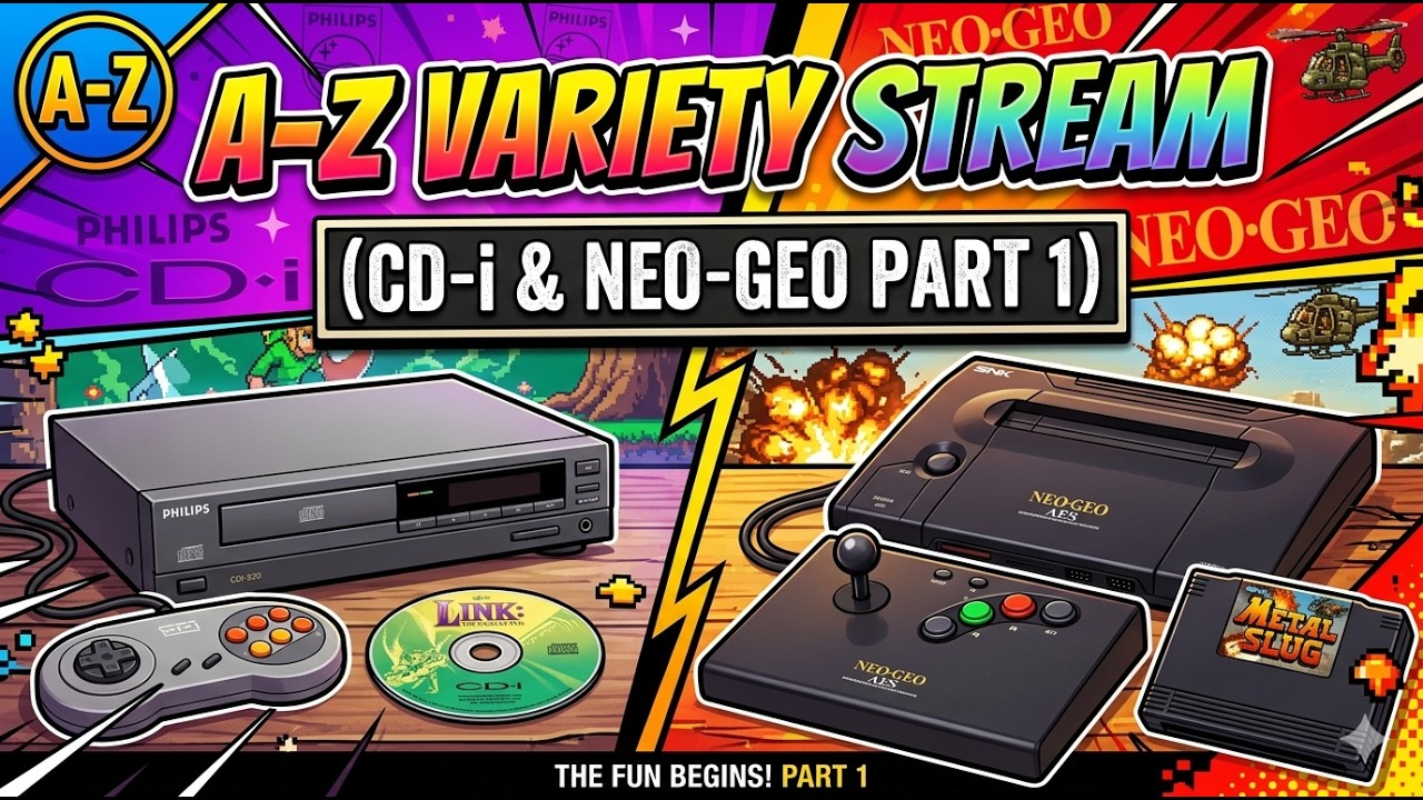 A-Z Variety Stream (CD-i & NEO-GEO PART 1) - YouTube