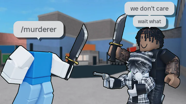 Trolling Teamers with Admin Commands.. (Murder Mystery 2)