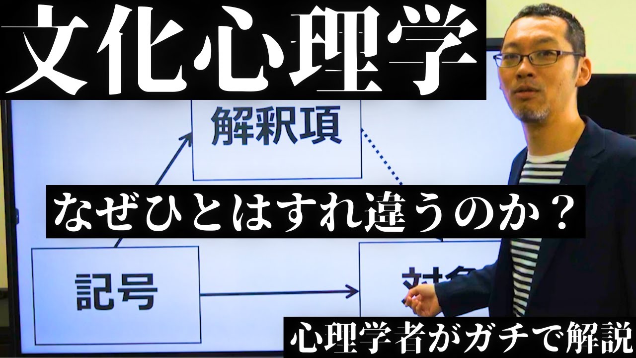 【文化心理学】ひとはなぜ価値観が違うことを理解できないか？